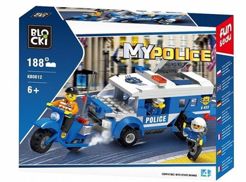 KLOCKI BLOCKI MYPOLICE POŚCIG 188EL KB0612