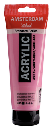 FARBA AKRYL.250ML 385 Q.ROSE LT. AMSTERDAM