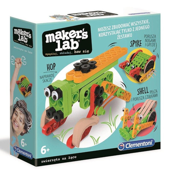 CLEMENTONI MAKER'S LAB OWADY ZWIERZETA NA ŁĄCE 50660