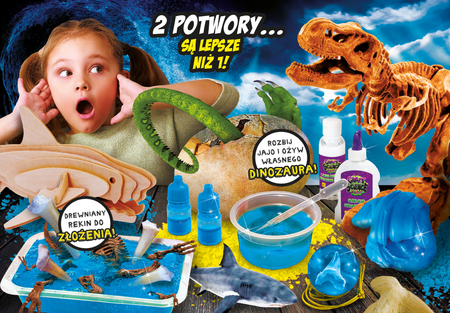 Crazy Science Rekiny i dinozaury PL97586 LISCIANI