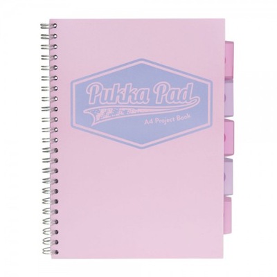 PUKKA KOŁONOTATNIK A4 100K KRATKA NEON PASTEL