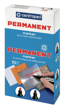 CENTROPEN MARKER PERNAMENTNY 8566 ZIELONY 10SZTUK 615515