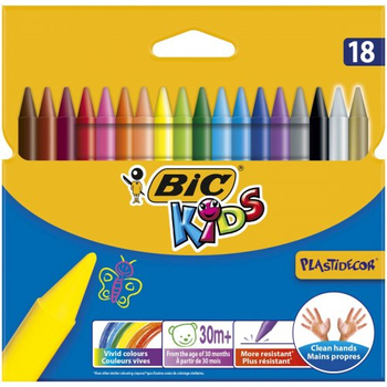 BIC KREDKI PLASTIDECOR 18KOL