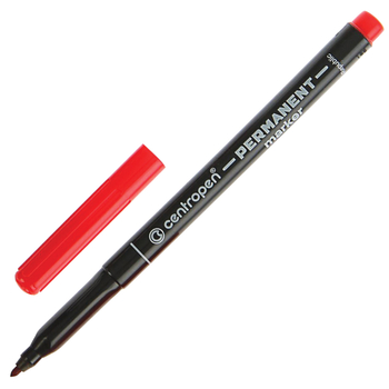 CENTROPEN MARKER CIENKI PEMANENT 2536 1MM CZERWONY 616062
