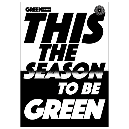 ***ZO GREEN TYPO WHITE ZESZYT A4 60K KRATKA 049251