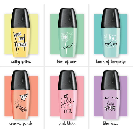 STABILO ZESTAW ZAKREŚLACZY BOSS MINI PASTELLOVE 6 SZT 07/06-27
