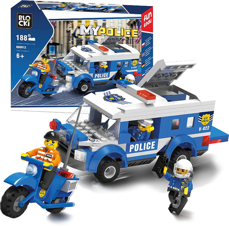 KLOCKI BLOCKI MYPOLICE POŚCIG 188EL KB0612