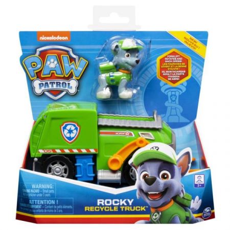 PAW PATROL Psi Patrol Pojazd Recycle Truck Rocky 6061804 Spin Master