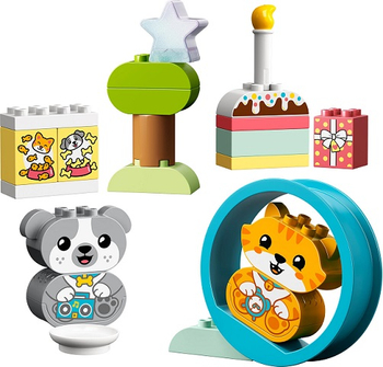 LEGO 10977 DUPLO My First Mój pierwszy szczeniak i kotek z dźwiękami