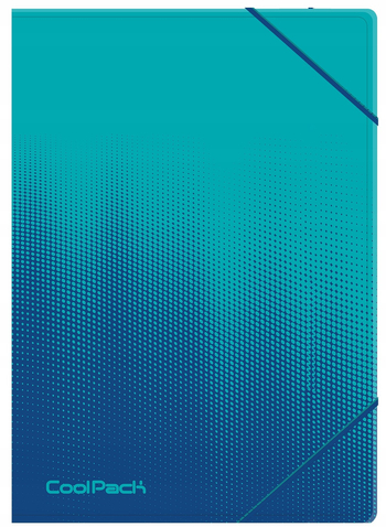 COOLPACK TECZKA NA GUMKĘ A4 BLUE LAGOON 31220