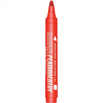TETIS MARKER PERM. OKR. KM102 CZERWONY