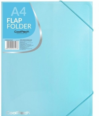 COOLPACK PASTEL TECZKA NA GUMKĘ A4 NIEBIESKA 81476CP