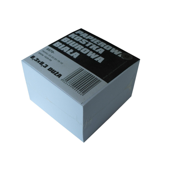 KOSTKA BIAŁA KLEJONA 8,5x8,5 DUŻA