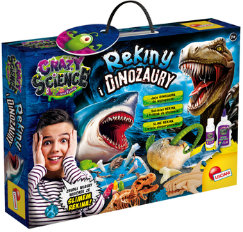 Crazy Science Rekiny i dinozaury PL97586 LISCIANI