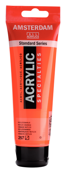 FARBA AKRYL.AMSTERDAM 257 REFLEX ORANGE 120ML