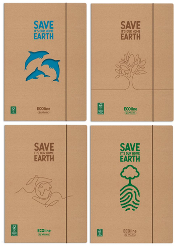 TECZKA A4 Z GUMKĄ ECOLINE 9581455