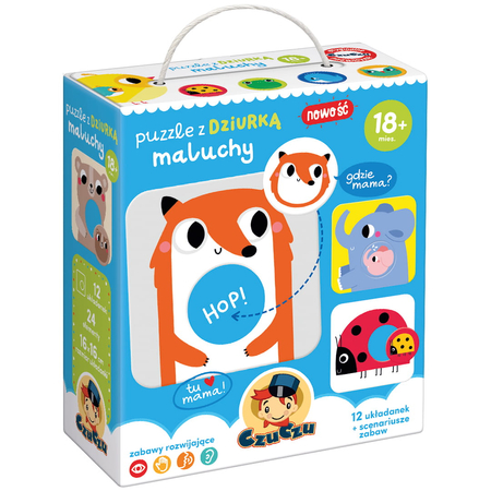 CZUCZU PUZZLE Z DZIURKĄ MALUCHY 18M+