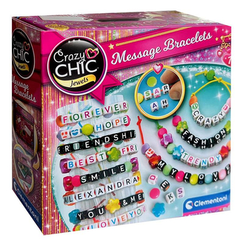 CLEMENTONI CRAZY CHIC BRANSOLETKI Z WIADOMOSCIĄ 18640