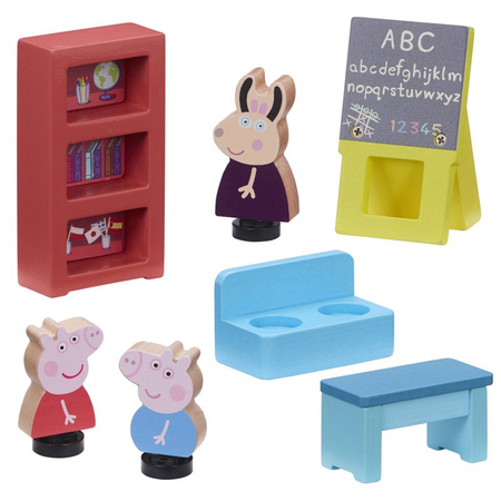 **Peppa Drewniana szkoła Świnka Peppa 07212