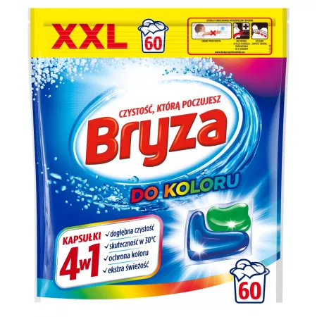BR BRYZA KAPSUŁKI 4W1 KOLOR 60SZT