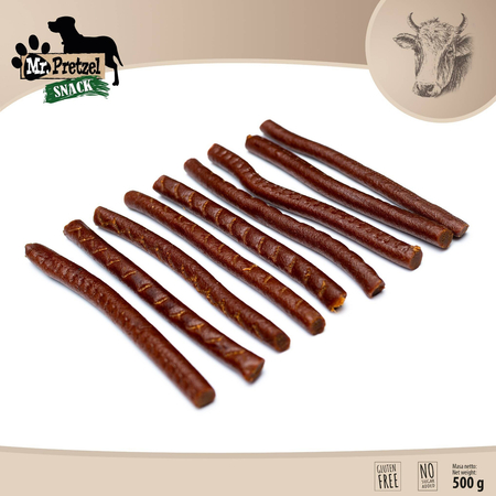 MR.PRETZEL PALUSZKI WOŁOWE 500G