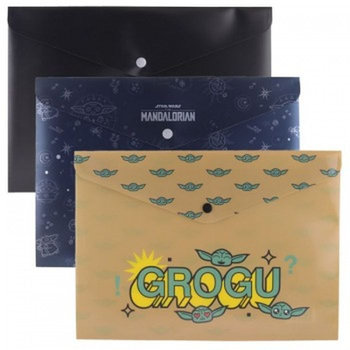 DISNEY FASHION KOPERTA NA DOKUMENTY A4 MANDALORIAN 16371