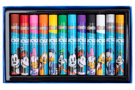 COLORINO PASTELE OLEJNE TRÓJKĄTNE 12KOL.MICKEY 89953PTR