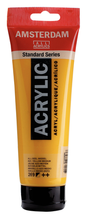 FARBA AKRYL.250ML 269 AZO YELLOW MEDIUM AMSTERDAM