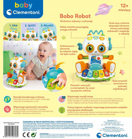 CLEMENTONI BABY ROBO ROBOT 50703