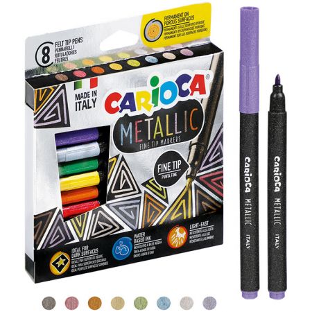 CARIOCA PISAKI METALICZNE 8 KOL 170-2569