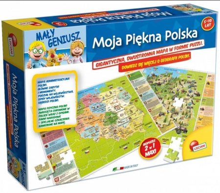 Mały geniusz moja piękna Polska puzzle 42043 LISCIANI