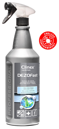 DEZOFAST PROFESJONALNY PREPARAT DEZYNFEKUJĄCY WIRUSOBÓJCZY 1L CL77014