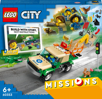 LEGO 60353 CITY Misja ratowania dzikich zwierząt