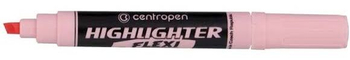 CENTROPEN ZAKREŚLACZ HIGHLIGHTER FLEXI 8542 SOFT RÓŻOWY PASTEL 636961