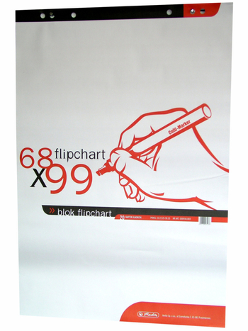 HERLITZ BLOK FLIPCHART 50K KRATKA 9588971