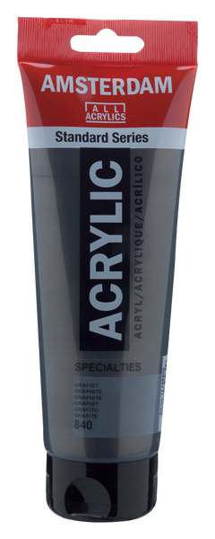 FARBA AKRYL.250ML GRAPHITE 840 AMSTERDAM
