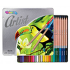 COLORINO KIDS KREDKI OŁÓWKOWE OKRĄGŁE ARTIST 24KOL METALOWE PUDEŁKO 83263PTR