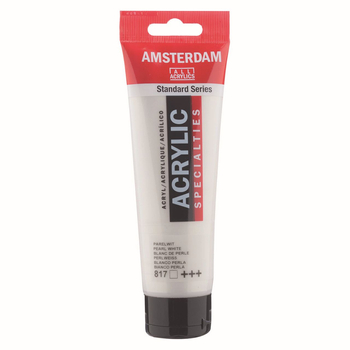 FARBA AKRYL.AMSTERDAM 817 PEARL WHITE 120ML