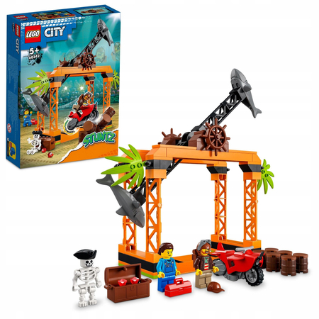 LEGO 60342 LEGO City Wyzwanie kaskaderskie - Atak rekina