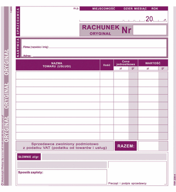 230-4 RACH.UPR.2/3 A5 DLA ZWOLN.Z VAT