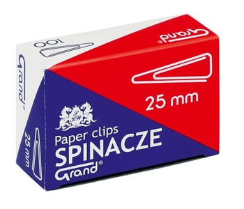 SPINACZE BIUROWE 100 SZT 25MM
