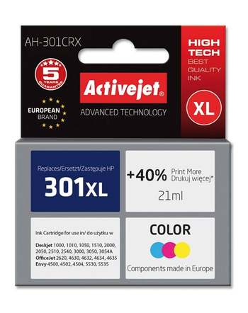 activejet tusz do drukarki hp 301xl ch564 reg ah-301crx