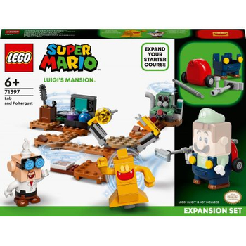 LEGO 71397 SUPER MARIO Zestaw rozszerzający Laboratorium w rezydencji Luigiego i Poltergust