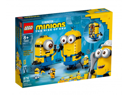 LEGO 75551 MINIONS MINIONKI Z KLOCKÓW I ICH GNIAZDO