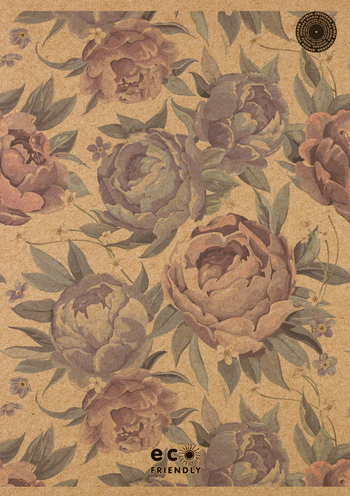 ZO ZESZYT ECO 60K A4 KRATKA MISTY FLOWERS 0614