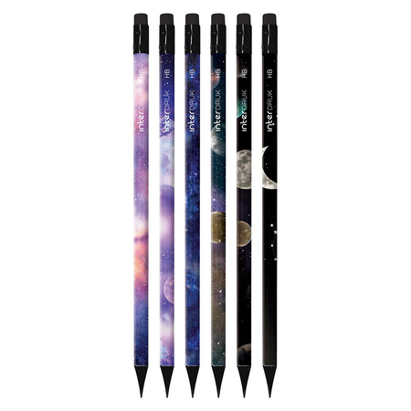 INT OŁÓWEK Z GUMKĄ GALAXY 312860