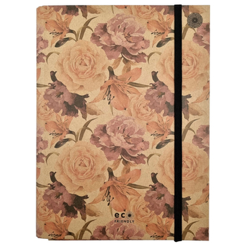 ZO MISTY FLOWERS TECZKA SKRZYDŁOWA ECO A4 GUMKA KRAFT