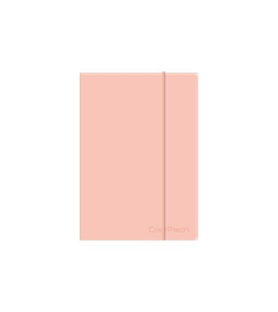 COOLPACK BRULION A5 Z GUMKĄ PASTEL POWDER  PEACH 21238