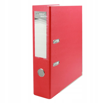 PENWORD SEGREGATOR Z OKUCIEM A4 7,5CM CZERWONY 435043