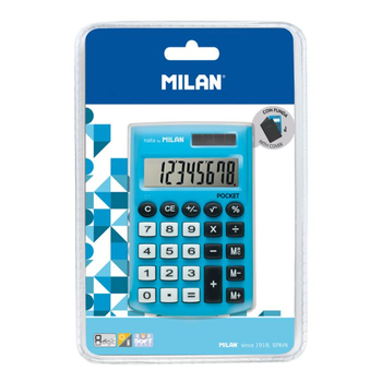 MILAN KALKUTATOR POCKET TOUCH NIEBIESKI 150908BBL